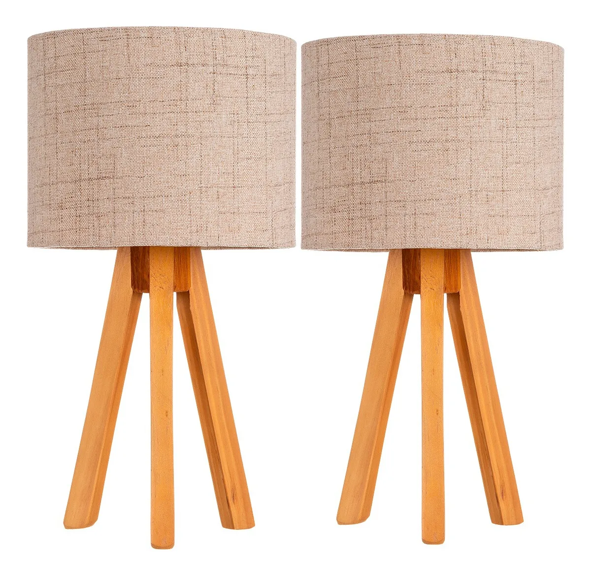 Solução curada: 2 Abajur Luminaria De Mesa Sala Quarto Escritorio